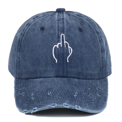 Washed VIntage Cap - Middle Finger.