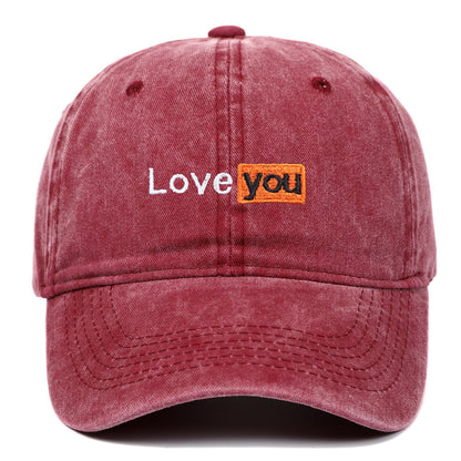 Washed Vintage cap - Love You.