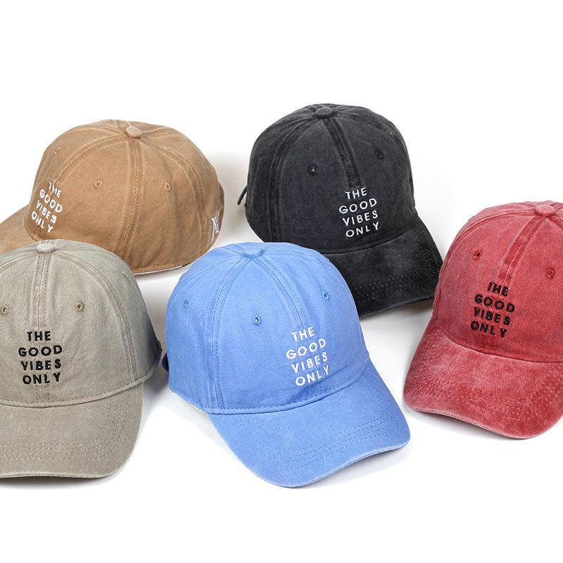 Washed Vintage Cap - Good Vibes.