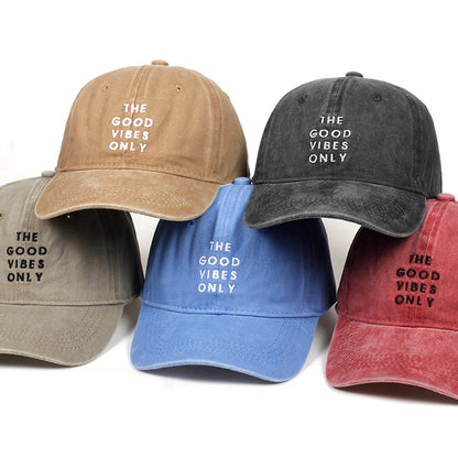 Washed Vintage Cap - Good Vibes.