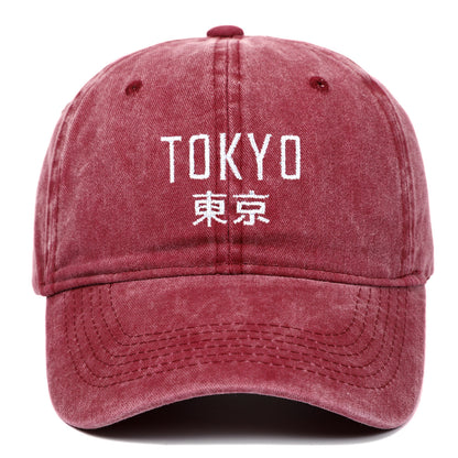 Washed Vintage Cap - Tokyo.