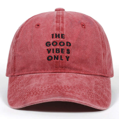 Washed Vintage Cap - Good Vibes.