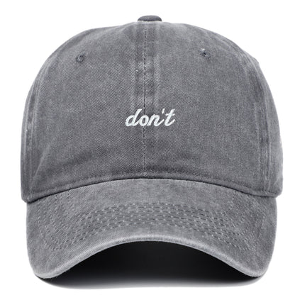 Washed Vintage Cap - Don't.