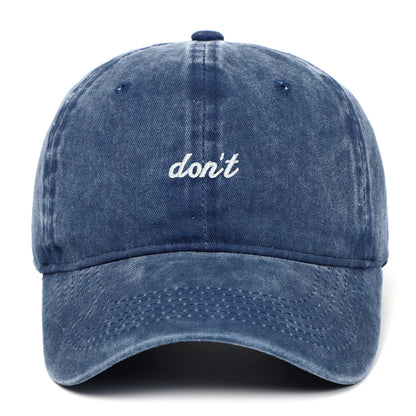 Washed Vintage Cap - Don't.