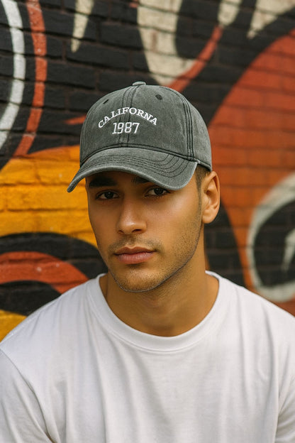 Washed Vintage Cap - NY and Cali.
