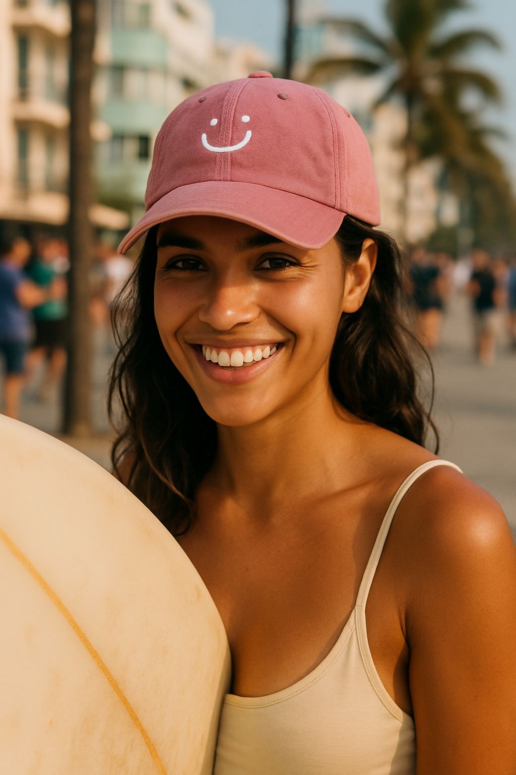 Washed Vintage Cap - Smiley.