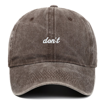 Washed Vintage Cap - Don't.