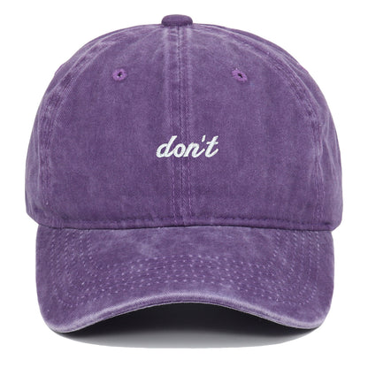 Washed Vintage Cap - Don't.