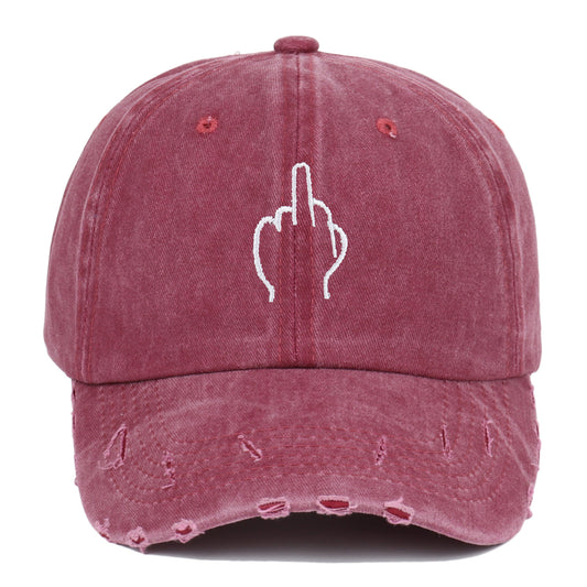 Washed VIntage Cap - Middle Finger.