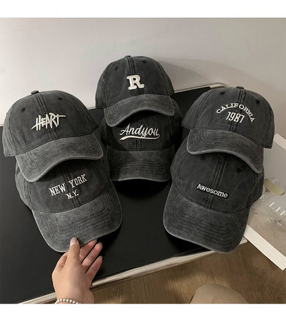 Washed Vintage Cap - NY and Cali.