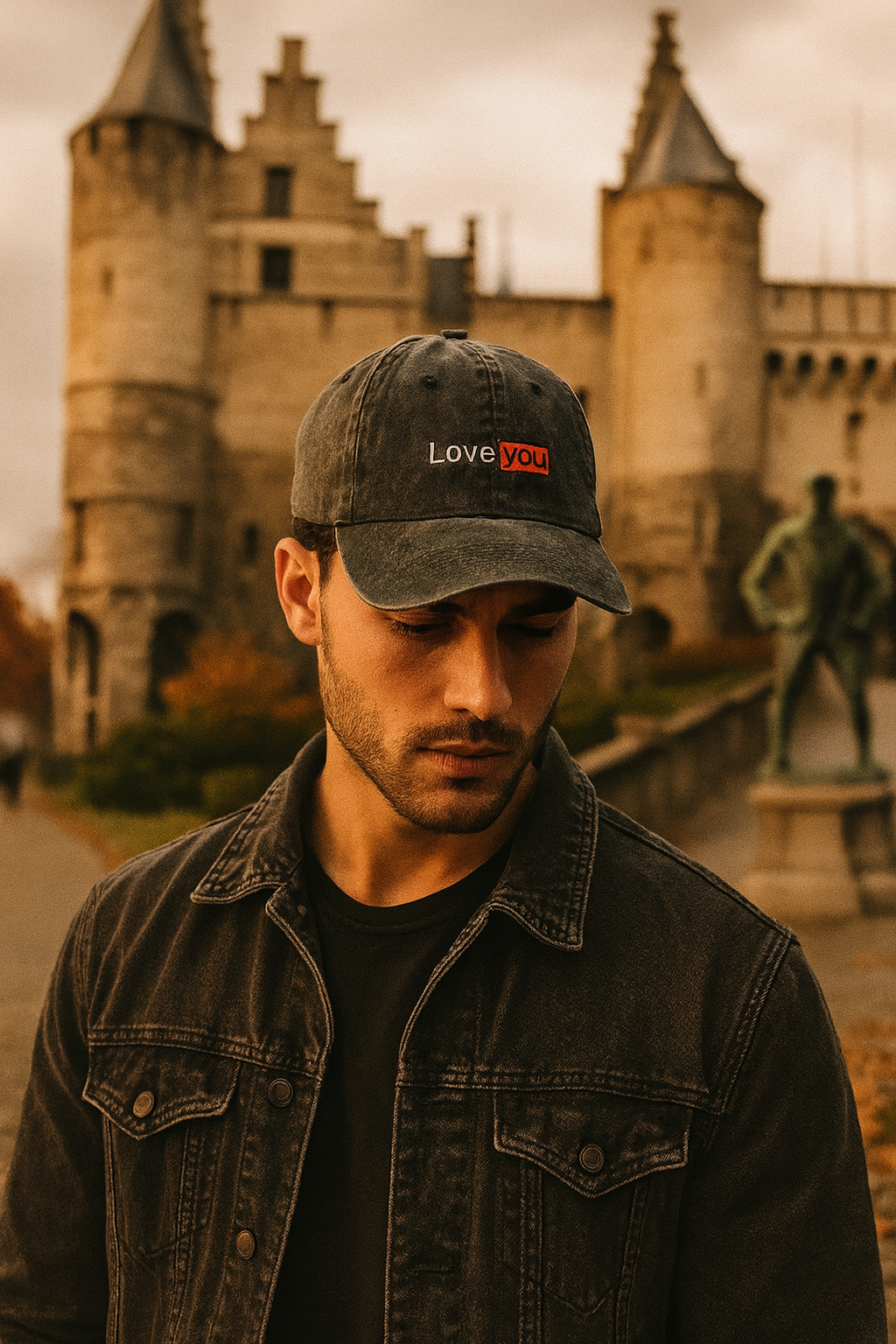 Washed Vintage cap - Love You.